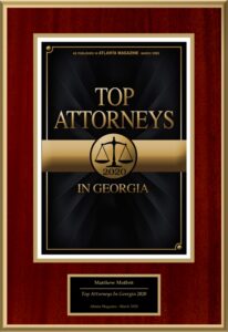Top Attorneys in Georgia Award 2020